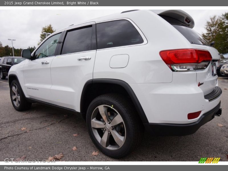 Bright White / Black 2015 Jeep Grand Cherokee Limited