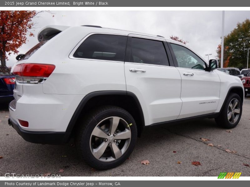 Bright White / Black 2015 Jeep Grand Cherokee Limited