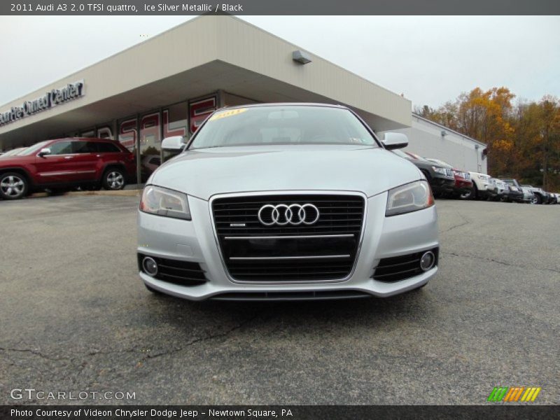 Ice Silver Metallic / Black 2011 Audi A3 2.0 TFSI quattro