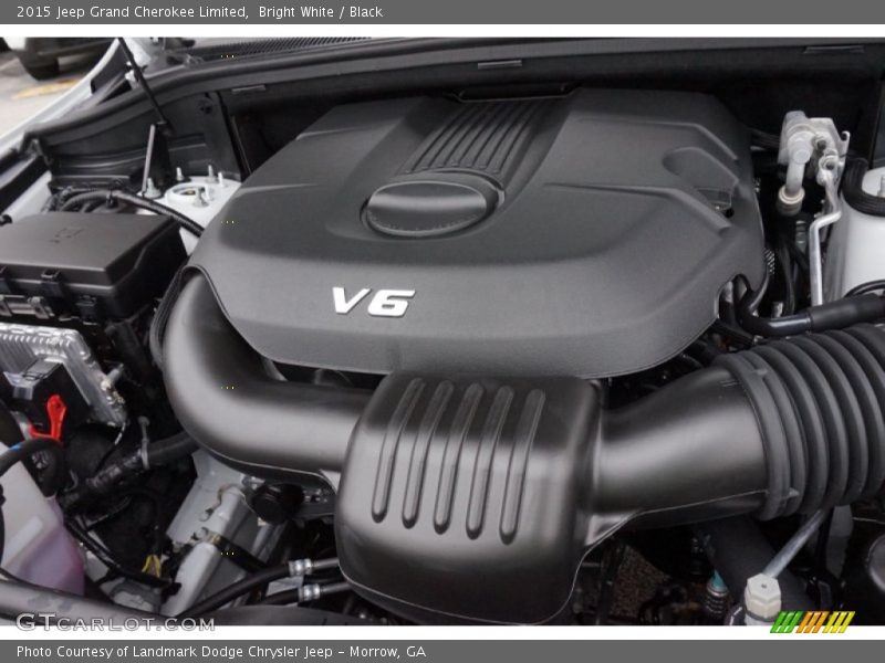 Bright White / Black 2015 Jeep Grand Cherokee Limited