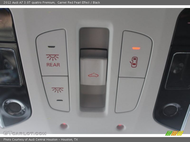 Garnet Red Pearl Effect / Black 2012 Audi A7 3.0T quattro Premium