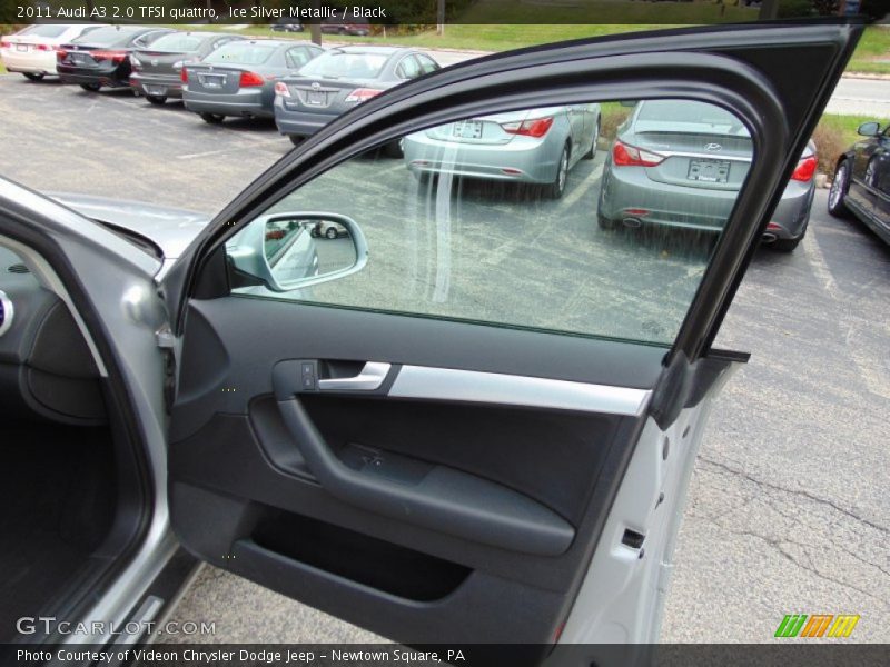 Ice Silver Metallic / Black 2011 Audi A3 2.0 TFSI quattro