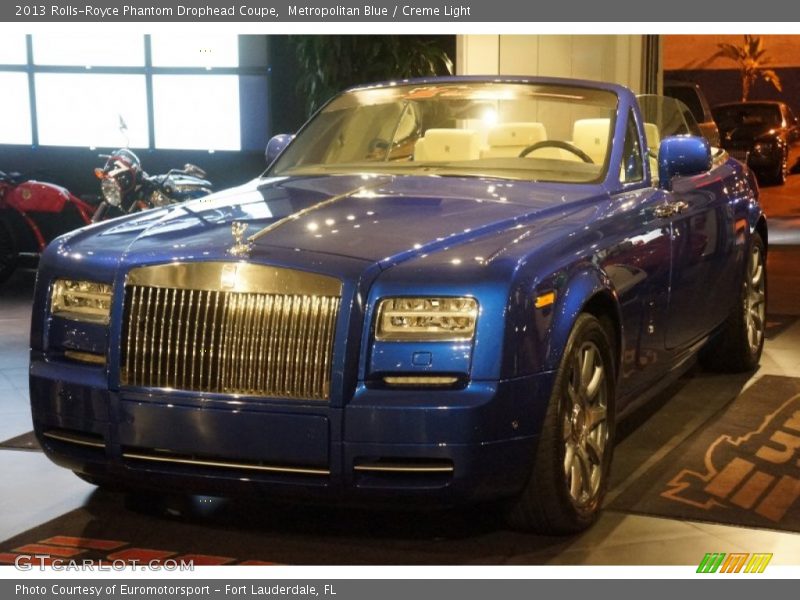 Metropolitan Blue / Creme Light 2013 Rolls-Royce Phantom Drophead Coupe