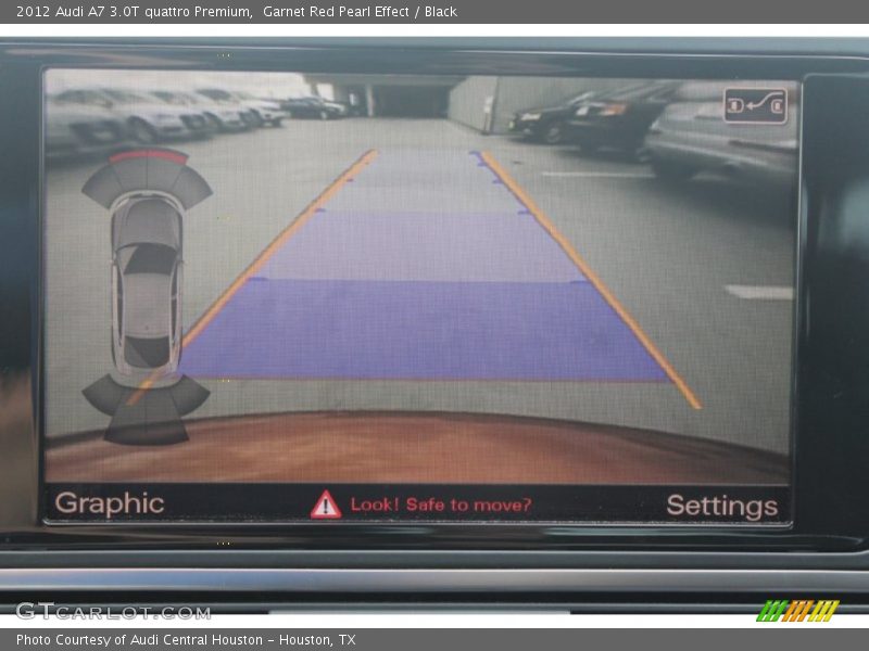 Garnet Red Pearl Effect / Black 2012 Audi A7 3.0T quattro Premium