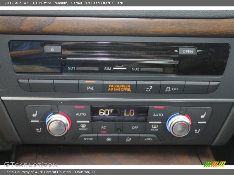 Controls of 2012 A7 3.0T quattro Premium