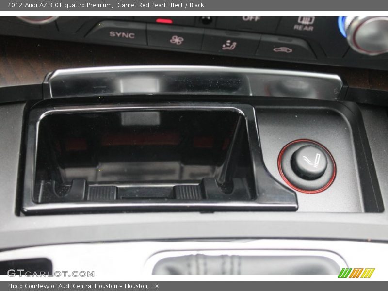 Garnet Red Pearl Effect / Black 2012 Audi A7 3.0T quattro Premium
