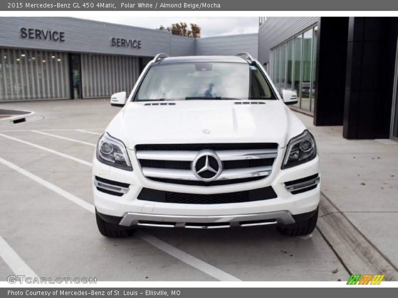 Polar White / Almond Beige/Mocha 2015 Mercedes-Benz GL 450 4Matic