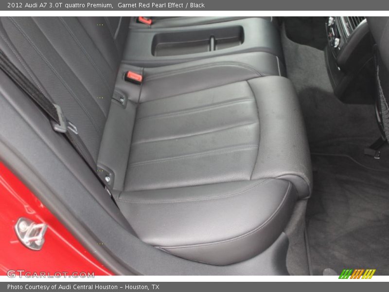 Garnet Red Pearl Effect / Black 2012 Audi A7 3.0T quattro Premium