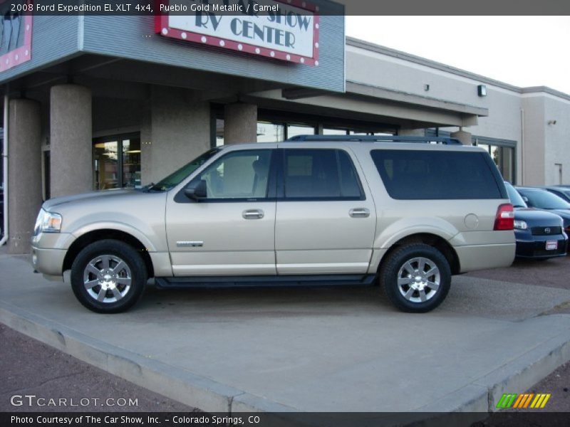 Pueblo Gold Metallic / Camel 2008 Ford Expedition EL XLT 4x4