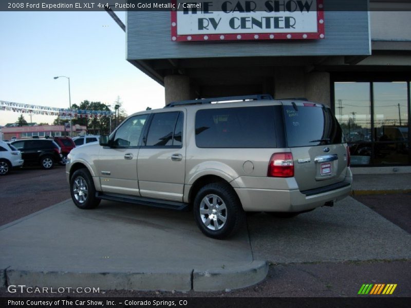 Pueblo Gold Metallic / Camel 2008 Ford Expedition EL XLT 4x4