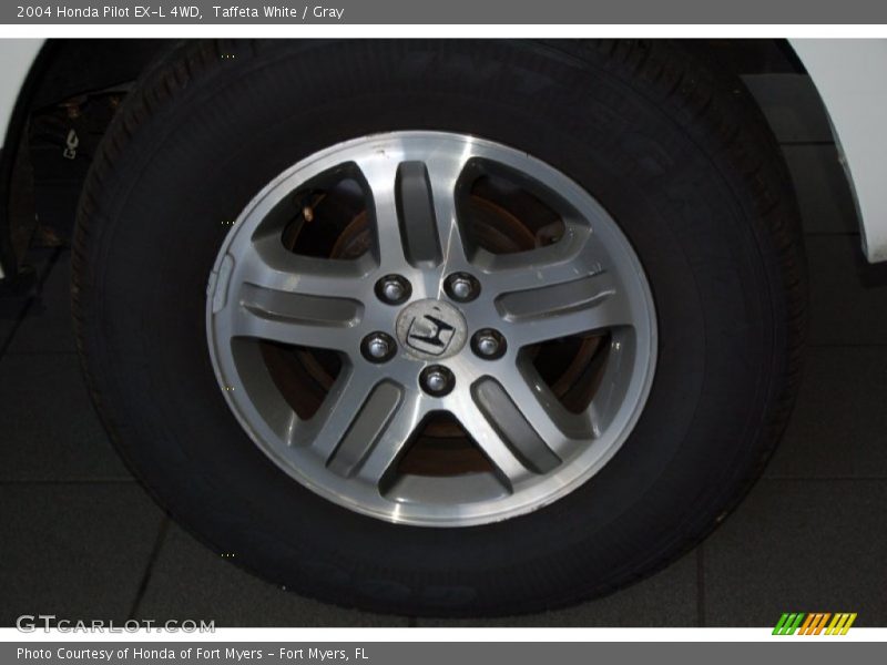 Taffeta White / Gray 2004 Honda Pilot EX-L 4WD