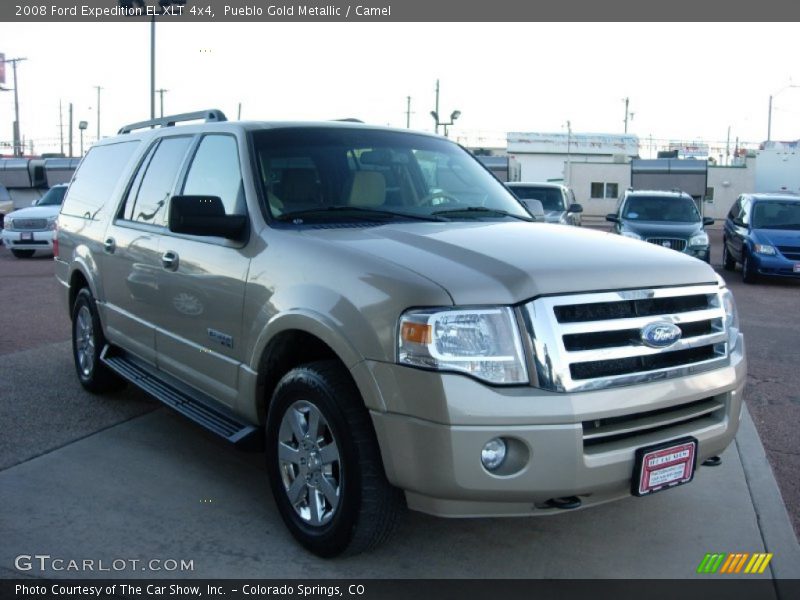 Pueblo Gold Metallic / Camel 2008 Ford Expedition EL XLT 4x4
