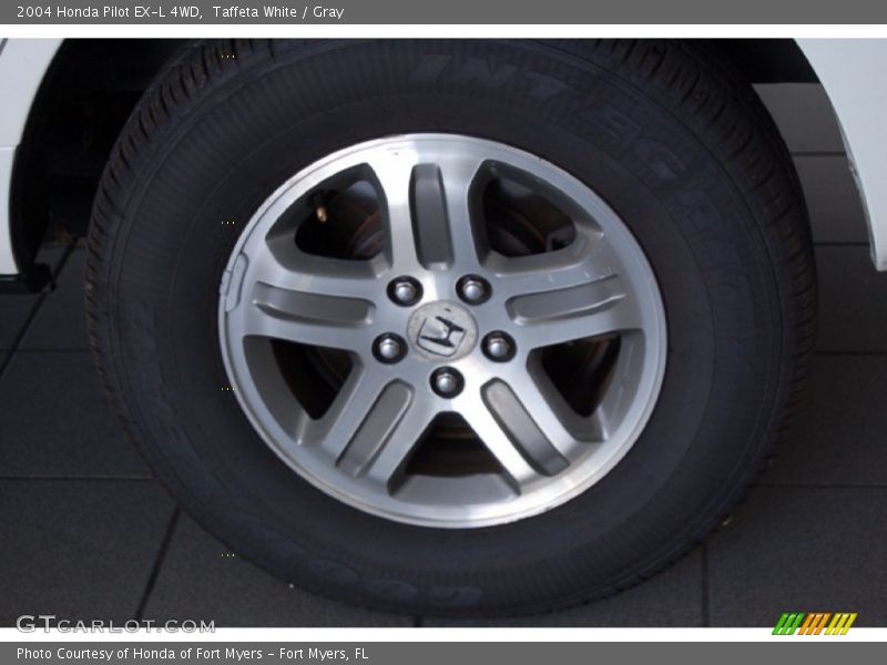 Taffeta White / Gray 2004 Honda Pilot EX-L 4WD