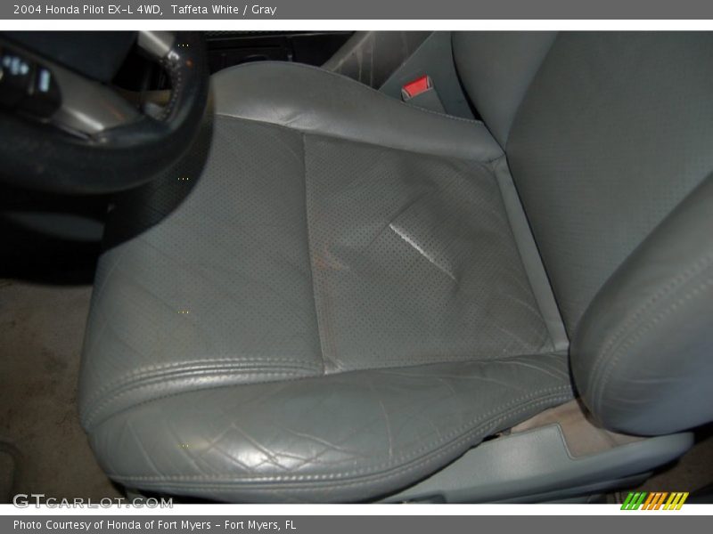 Taffeta White / Gray 2004 Honda Pilot EX-L 4WD