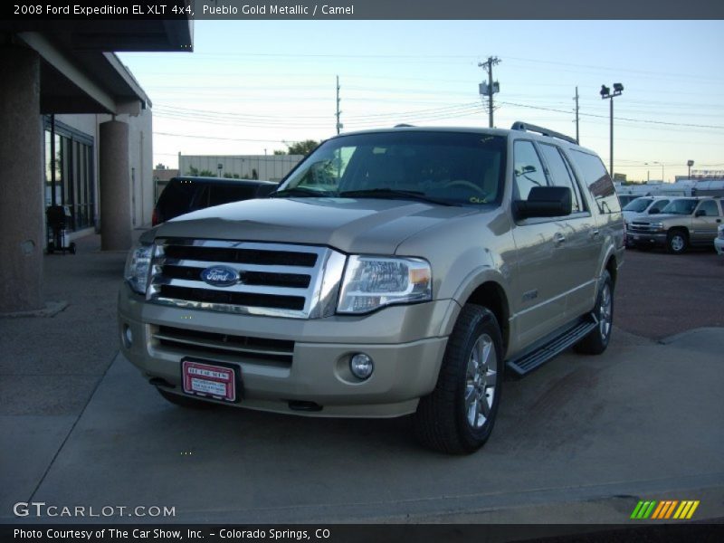 Pueblo Gold Metallic / Camel 2008 Ford Expedition EL XLT 4x4