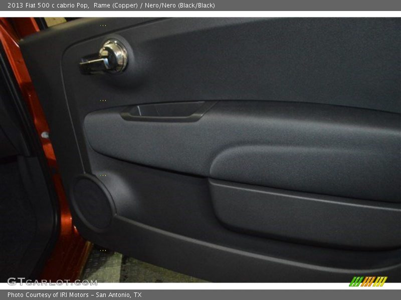 Rame (Copper) / Nero/Nero (Black/Black) 2013 Fiat 500 c cabrio Pop