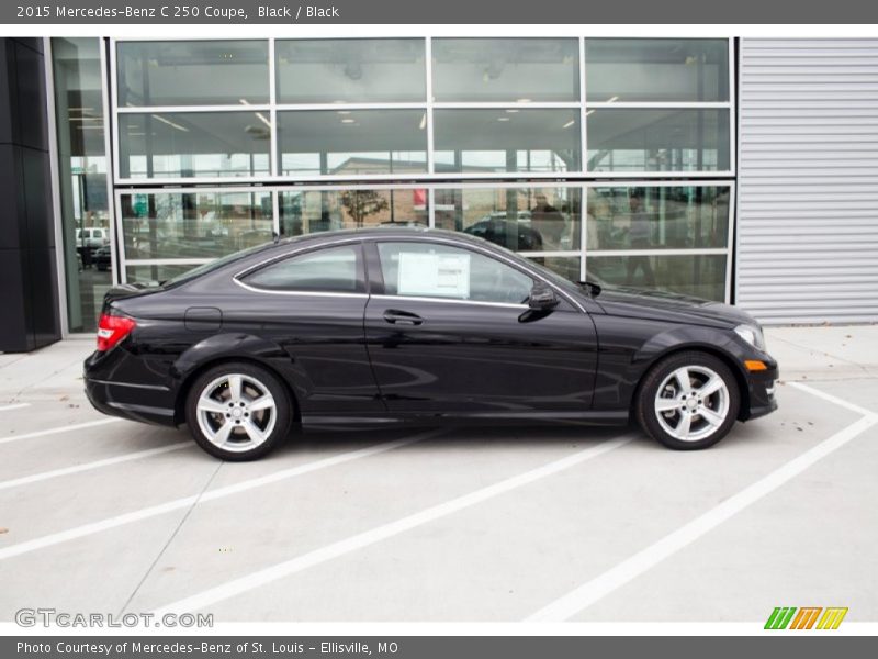 Black / Black 2015 Mercedes-Benz C 250 Coupe