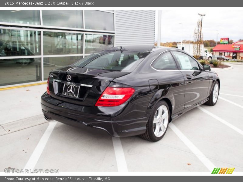 Black / Black 2015 Mercedes-Benz C 250 Coupe
