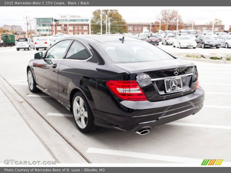 Black / Black 2015 Mercedes-Benz C 250 Coupe