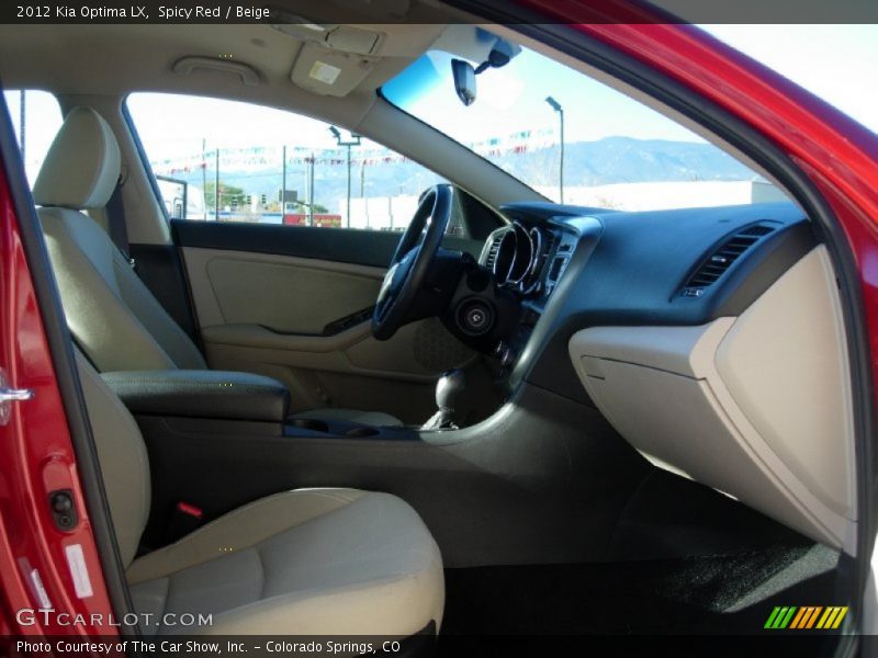 Spicy Red / Beige 2012 Kia Optima LX