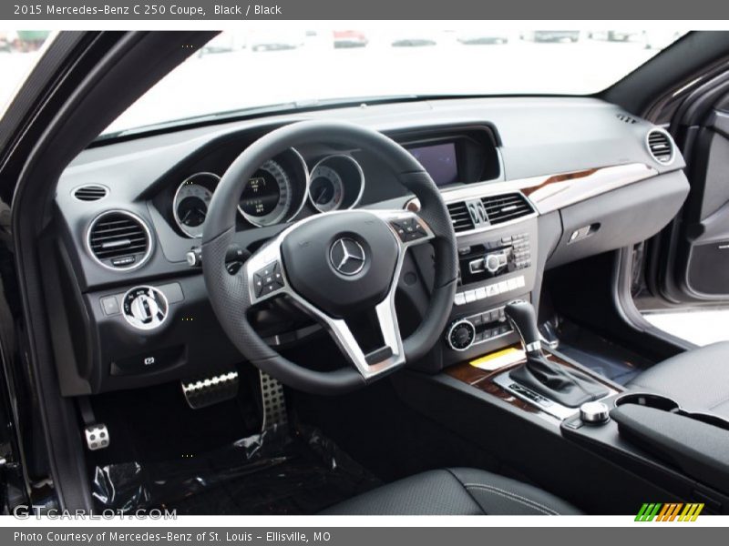 Black / Black 2015 Mercedes-Benz C 250 Coupe