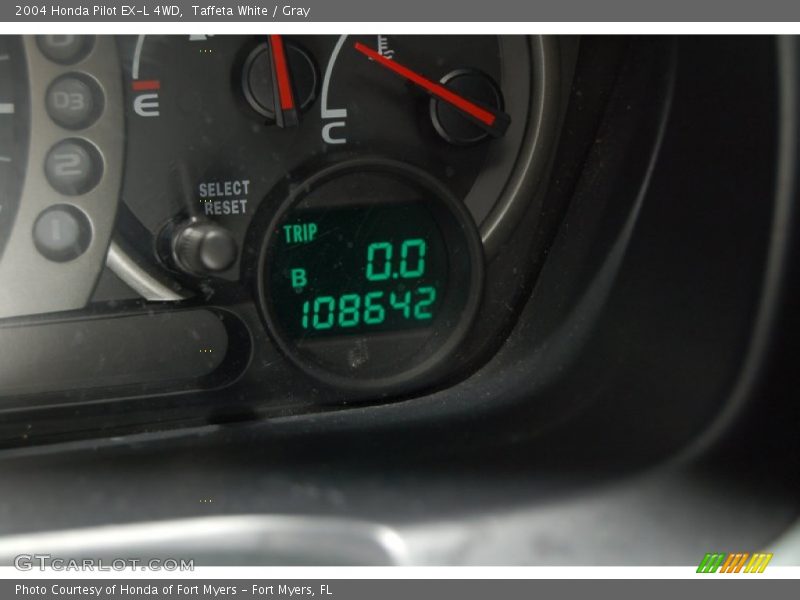 Taffeta White / Gray 2004 Honda Pilot EX-L 4WD