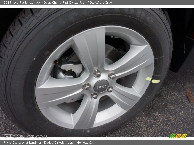 Deep Cherry Red Crystal Pearl / Dark Slate Gray 2015 Jeep Patriot Latitude