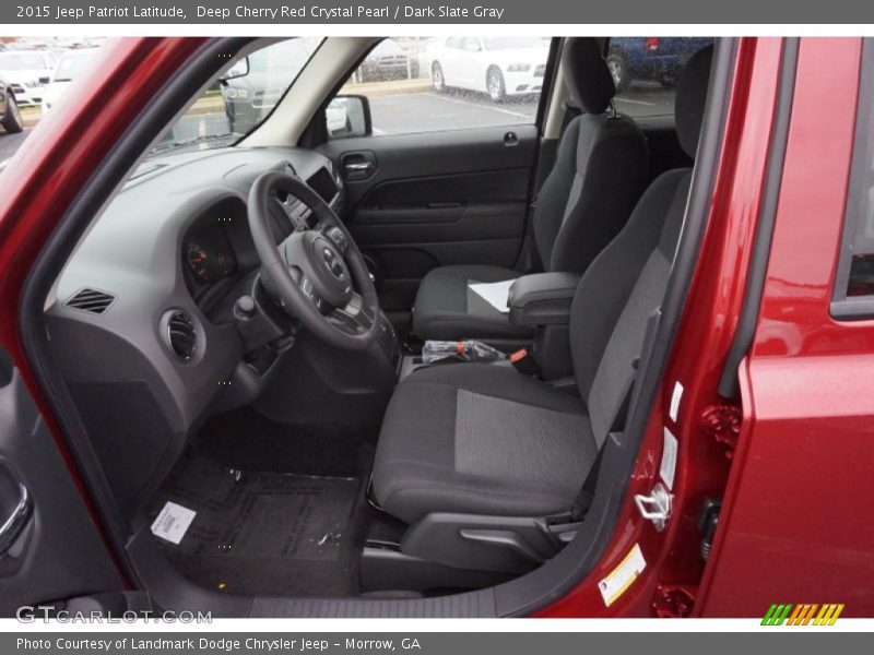 Deep Cherry Red Crystal Pearl / Dark Slate Gray 2015 Jeep Patriot Latitude