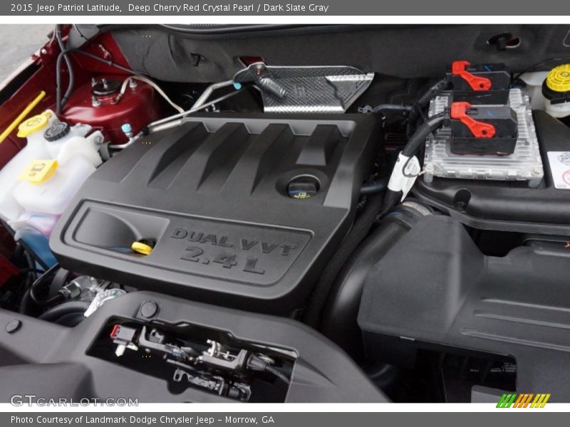 Deep Cherry Red Crystal Pearl / Dark Slate Gray 2015 Jeep Patriot Latitude