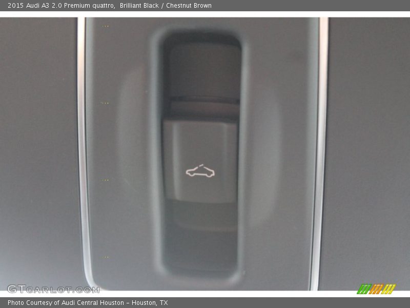 Brilliant Black / Chestnut Brown 2015 Audi A3 2.0 Premium quattro