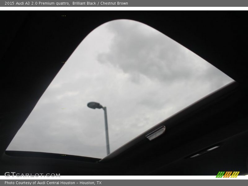Brilliant Black / Chestnut Brown 2015 Audi A3 2.0 Premium quattro