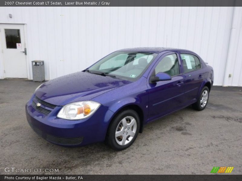 Laser Blue Metallic / Gray 2007 Chevrolet Cobalt LT Sedan