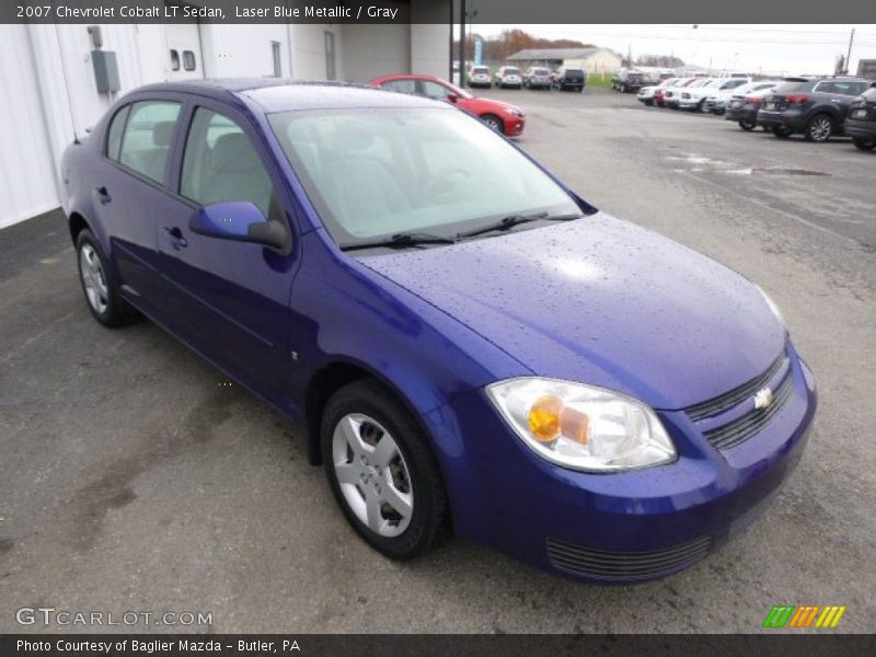 Laser Blue Metallic / Gray 2007 Chevrolet Cobalt LT Sedan