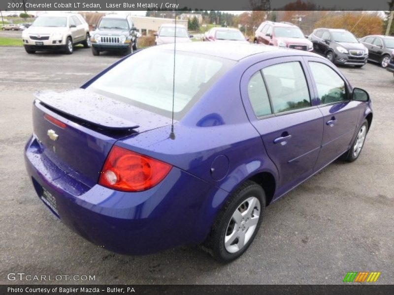 Laser Blue Metallic / Gray 2007 Chevrolet Cobalt LT Sedan