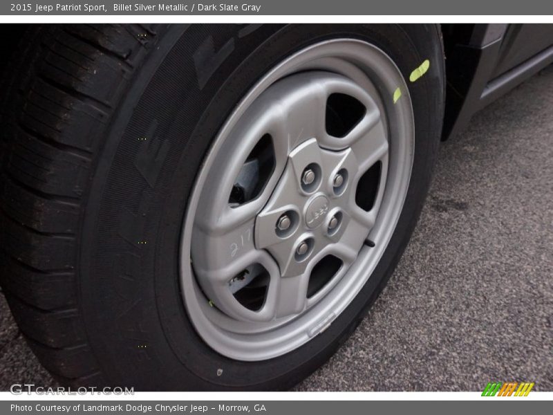 Billet Silver Metallic / Dark Slate Gray 2015 Jeep Patriot Sport