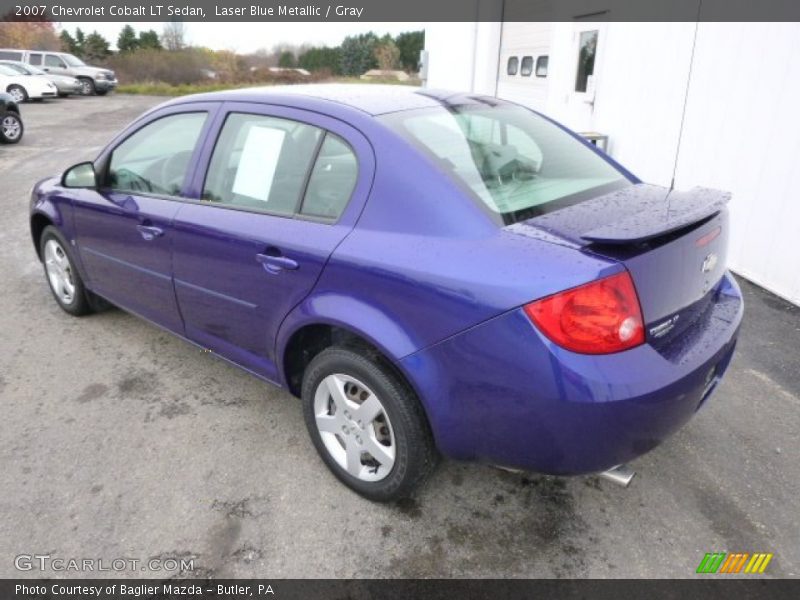 Laser Blue Metallic / Gray 2007 Chevrolet Cobalt LT Sedan