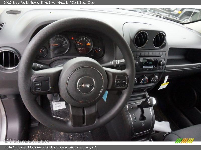Billet Silver Metallic / Dark Slate Gray 2015 Jeep Patriot Sport