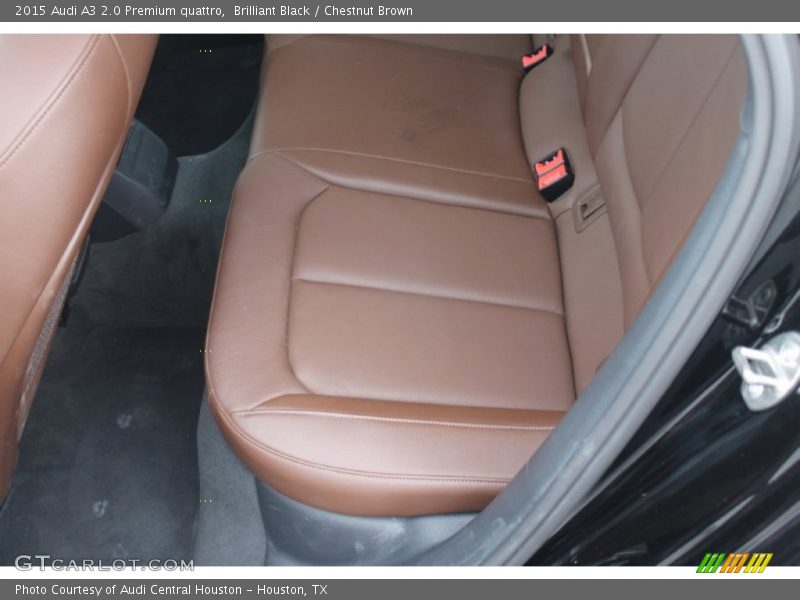Brilliant Black / Chestnut Brown 2015 Audi A3 2.0 Premium quattro
