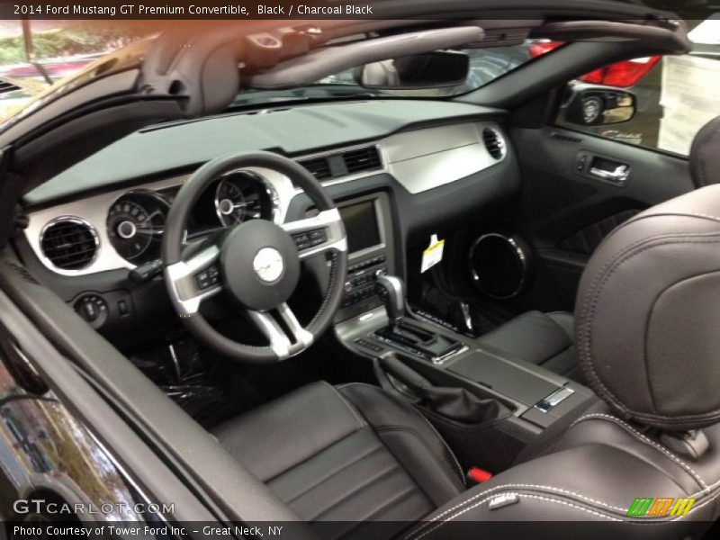 Black / Charcoal Black 2014 Ford Mustang GT Premium Convertible