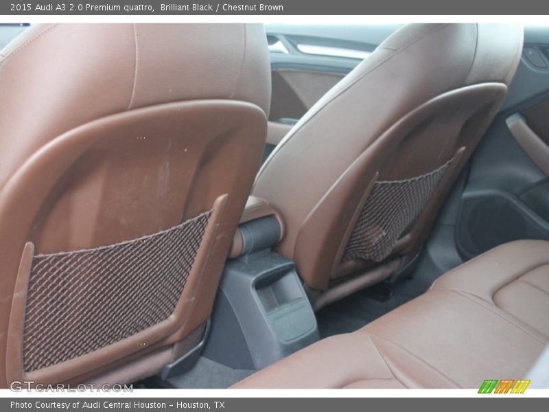 Brilliant Black / Chestnut Brown 2015 Audi A3 2.0 Premium quattro