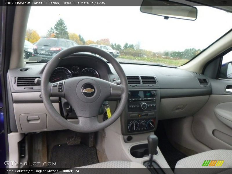 Laser Blue Metallic / Gray 2007 Chevrolet Cobalt LT Sedan