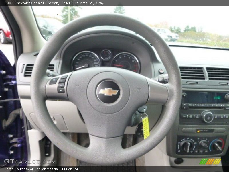 Laser Blue Metallic / Gray 2007 Chevrolet Cobalt LT Sedan