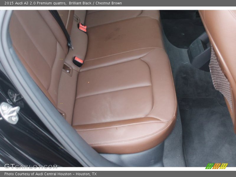 Brilliant Black / Chestnut Brown 2015 Audi A3 2.0 Premium quattro