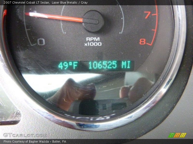 Laser Blue Metallic / Gray 2007 Chevrolet Cobalt LT Sedan