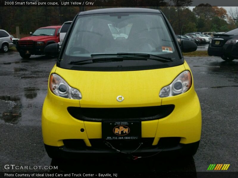Light Yellow / Grey 2008 Smart fortwo pure coupe