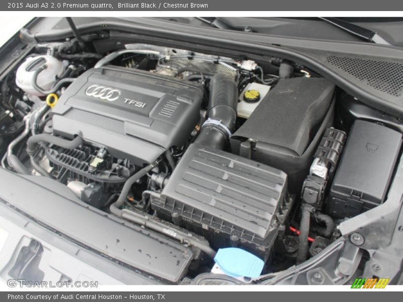 Brilliant Black / Chestnut Brown 2015 Audi A3 2.0 Premium quattro