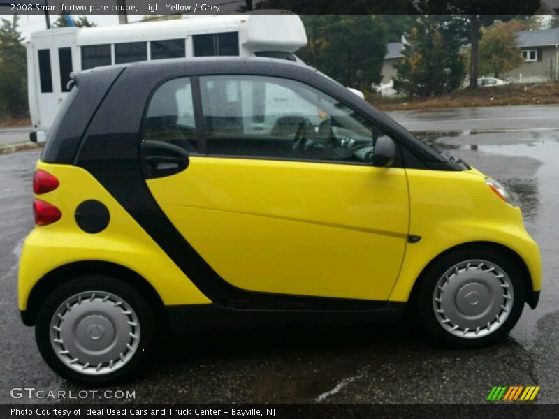 Light Yellow / Grey 2008 Smart fortwo pure coupe