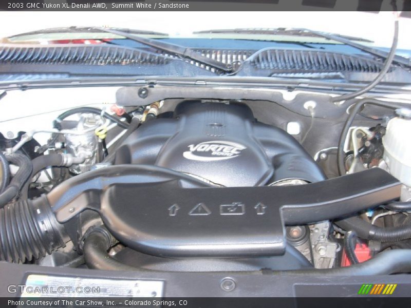 Summit White / Sandstone 2003 GMC Yukon XL Denali AWD