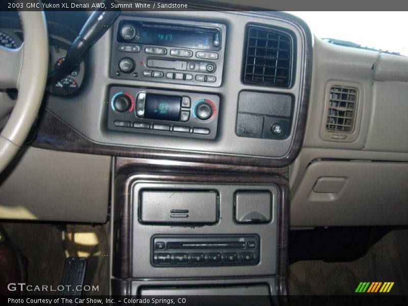 Summit White / Sandstone 2003 GMC Yukon XL Denali AWD