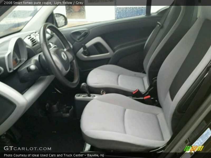 Light Yellow / Grey 2008 Smart fortwo pure coupe